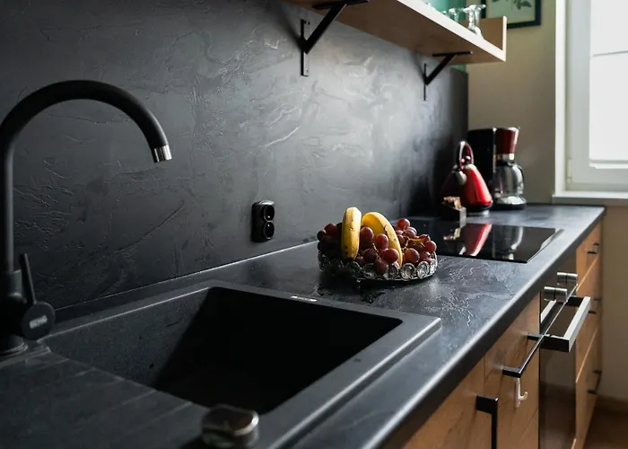 شقة Inspirujacy - Z Prywatnym Monitorowanym Parkingiem - 4 Osobowy - Space يلينيا غورا